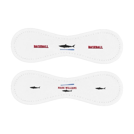 personalisierter Schwarzhai Baseball (Paneele)