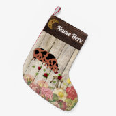 Personalisierter Schweinefleischbetrieb Kleiner Weihnachtsstrumpf (Vorderansicht (hängend))