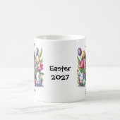 Personalisierter Schweizer Hundeschlitten Ostern/F Kaffeetasse (Mittel)