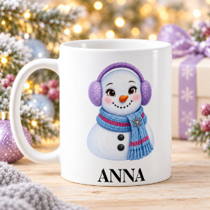 Personalisierter Schwester-Weihnachtstasse Süße Sc Kaffeetasse