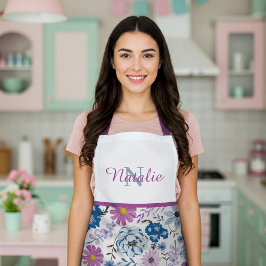 Personalisierter Schwestername Aquarellküche Schürze