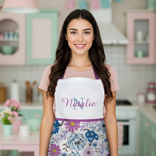Personalisierter Schwestername Aquarellküche Schürze
