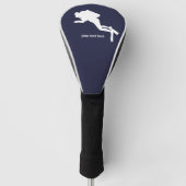 Personalisierter Scuba Diver Golf Head Cover Golf Headcover (Vorderseite)