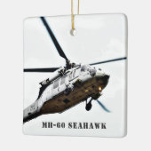 Personalisierter Seahawk-Militärhubschrauber MH-60 Keramikornament (Links)