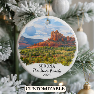 Personalisierter Sedona-Schmuck, Maßgeschneidert A Keramik Ornament