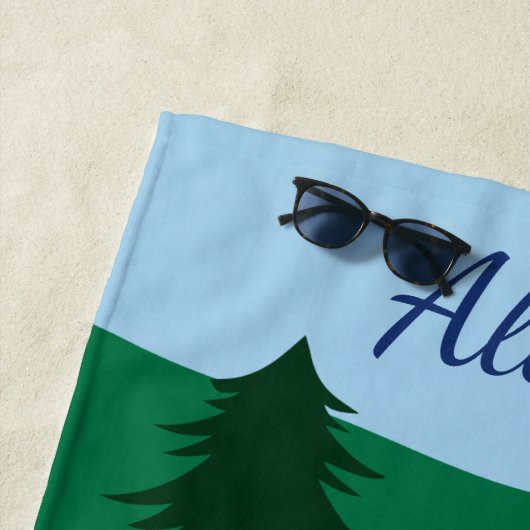 Personalisierter See Strandtuch (Beispiel)