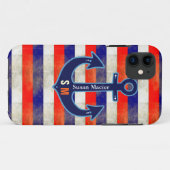personalisierter Seeanker Case-Mate iPhone Hülle (Rückseite (Horizontal))