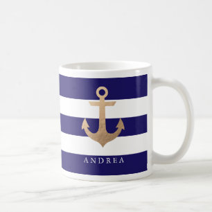 Personalisierter   Seeanker Kaffeetasse