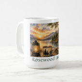 Personalisierter Seeufer-Becher Kaffeetasse (Vorderseite Links)