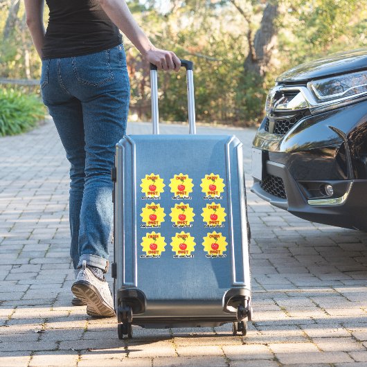 Personalisierter, sehr intelligenter Lehrer-Belohn Aufkleber (Koffer Insitu)