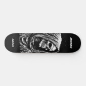 Personalisierter Sensenmann Skateboard (Horizontal)