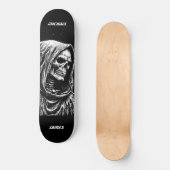 Personalisierter Sensenmann Skateboard (Vorderseite)