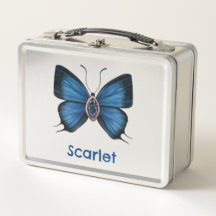 Personalisierter September Birth Blue Butterfly