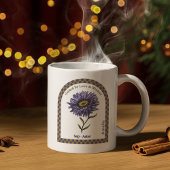 Personalisierter September Blume Kaffeetasse