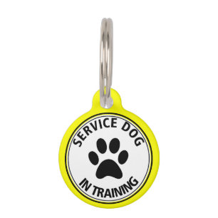 Personalisierter Service-Hund in der Pet-Tag-Numme Tiernamensmarke