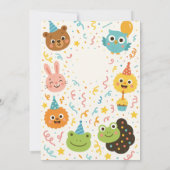 personalisierter Sesam Street Geburtstag einladen Einladung (Rückseite)