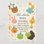 personalisierter Sesam Street Geburtstag einladen Einladung (Vorne/Hinten)