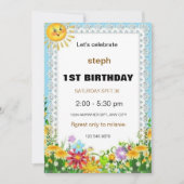 personalisierter Sesam Street Geburtstag einladen Einladung (Vorderseite)