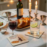 Personalisierter Shabbat Schalom Wasserfarbe-Unter
