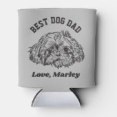 Personalisierter Shih Tzu Maltese Dog Vater Benutz Dosenkühler (Vorderseite)