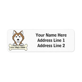 Personalisierter sibirischer Husky