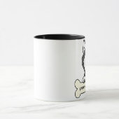 Personalisierter sibirischer Schlittenhund Tasse (Zentrum)