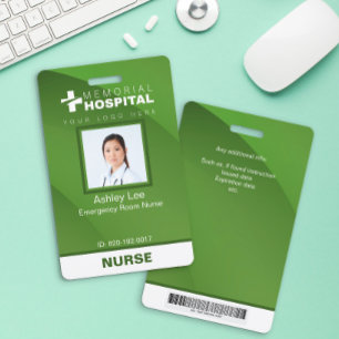 Personalisierter Sicherheits-ID-Gesundheitseinrich Ausweis