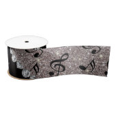 Personalisierter silberner satinband (Spule)