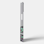 Personalisierter Silver Metallic Fraktal iPad Case (Rückseite / Rechts)