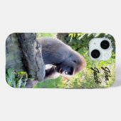 Personalisierter Silverback Gorilla Phone Case (Rückseite (Horizontal))