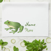 Personalisierter Single Frog - Küchentücher (Gefaltet)