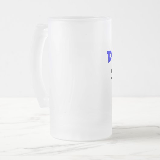 Personalisierter Sippy-Cup-Bierstein Mattglas Bierglas (Vorderseite Links)