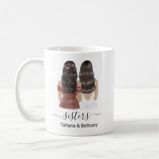 Personalisierter Sistername Kaffee Tasse