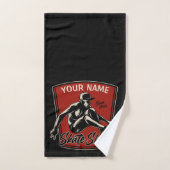 Personalisierter Skate Shop Schnupperklettern Skat Badhandtuch Set (Handtuch)