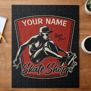 Personalisierter Skate Shop Schnupperklettern Skat Puzzle