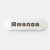 Personalisierter Skateboard (Horizontal)