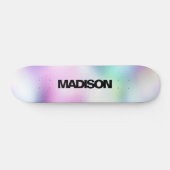 Personalisierter Skateboardname Moderner Niedliche Skateboard (Horizontal)