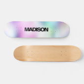Personalisierter Skateboardname Moderner Niedliche Skateboard (Horizontal)
