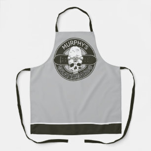 Personalisierter Skater NAME Totenkopf Skateboardi Schürze