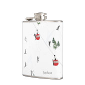 Personalisierter Skilift Flachmann (Links)