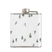 Personalisierter Skilift Flachmann (Rückseite)