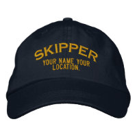 Personalisierter Skipper Nautic Style Hat