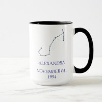 Personalisierter Skorpion-Sternbild-Becher - Benut