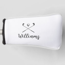 Personalisierter Skriptname Golfklubs Golf Headcover