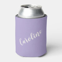 Personalisierter Skriptname Lila Lavender Bridal