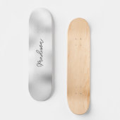 Personalisierter Skriptname Niedlich Girly Skatebo Skateboard (Vorderseite)