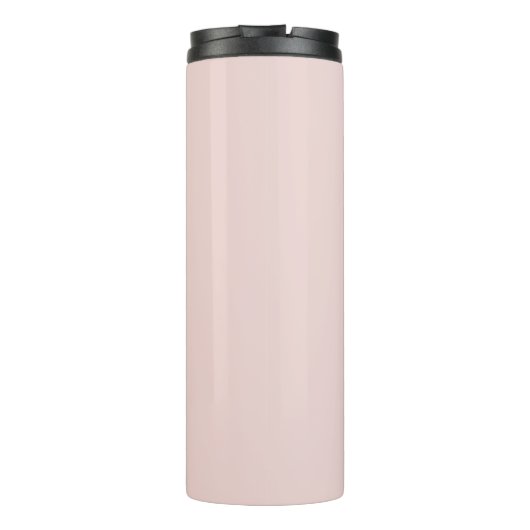 Personalisierter Skriptname Pink Red Bridal Gefall Thermosbecher (Rückseite)