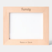 Personalisierter Skripttext in einem eingravierten Geätzte Rahmen (Vorderseite)