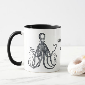 Personalisierter skurriler Oktopus Tasse