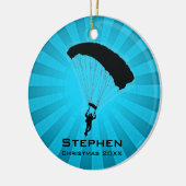 Personalisierter Sky Diving Parachuting Ornament (Links)
